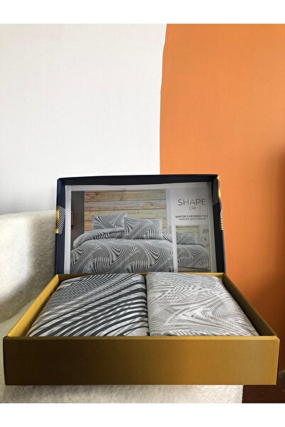 Bikaya Home New Box Double Duvet Cover Set | Sheet Without Elastic Band | Daily Use | Dowry Chest | Luxury Boxed