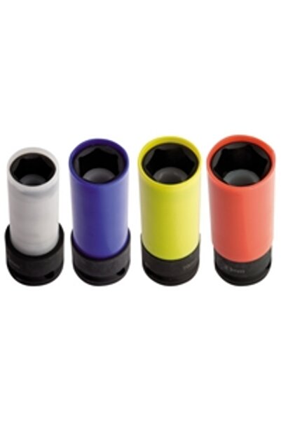 Unior Capete de impact 1/2'' pentru roti din aliaj, DIM 21