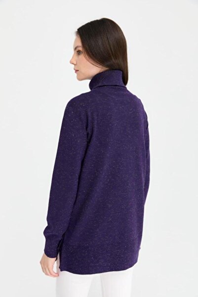 Desen 23391 Tll Angeli̇na so Fully Buttoned Fishbone Collar Complete Sweater