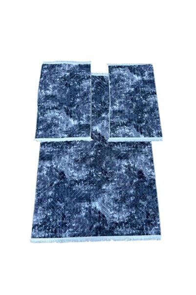 OEM Set of 3 non-slip rugs - Black, Gray