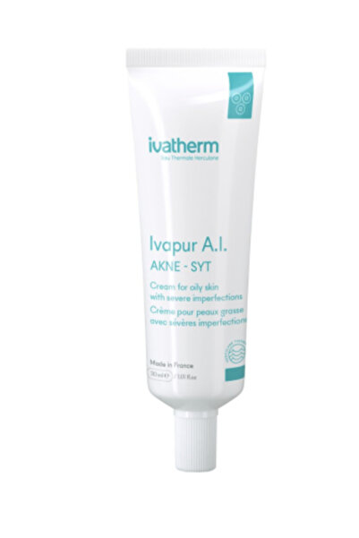IVATHERM Ivapur A.I Akne-Syt Cream for Oily, Blemish-Prone Skin - 30 ml