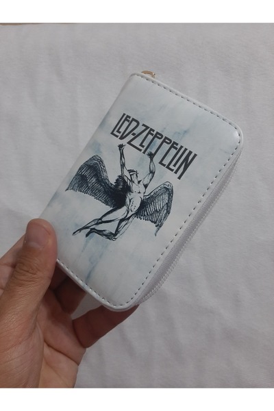OWLBAG COMPANY Owl Bag Led Zeppelin Patterned Design Faux Leather Wallet