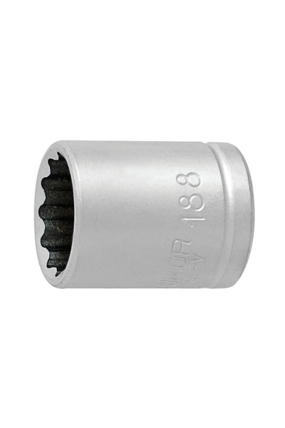 Unior 188/2 12p Глава за вложки 1/4'' 9/32''