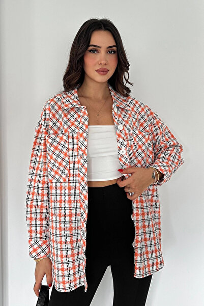 AsprinFashion قميص الحطاب البرتقالي