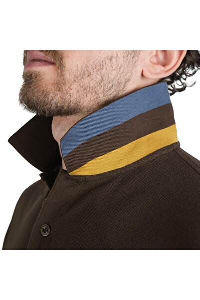 Giordano Men's Performance Polo: Classic Piqué, Tipped Collar, Embroidered Detail