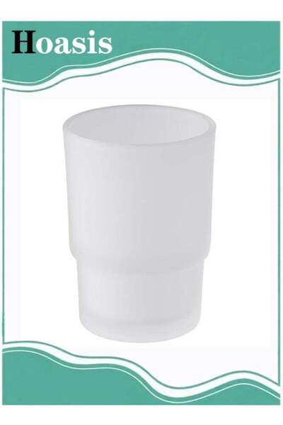 Generic Hoasis Tumbler Glass, Frosted Bathroom Rinsing Cup, Replacement Tumbler for Toothbrush Holder