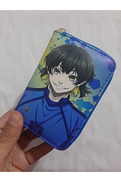 OWLBAG COMPANY Owl Bag Blue Lock Meguru Bachira Patterned Design Faux Leather Wallet