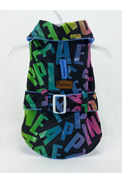 bellorsi Neon Harfli Su Geçirmez Kedi & Küçük Irk Köpek Montu / Kışlık Polar ...