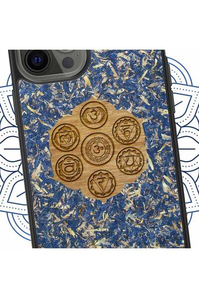 GOLDEN PIGS GoldenPigs The Seven Chakra - Blue Cornflower iPhone 16