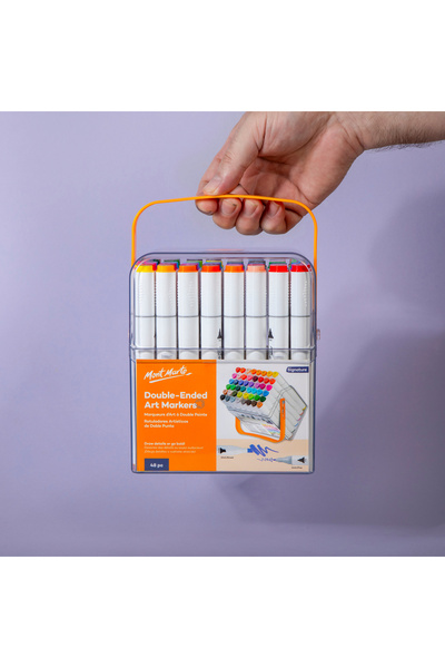 Mont Marte Mm 48-Piece Boxed Dual Tip Art Marker Pen Set
