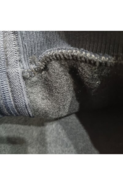 Uğur bebe “İçi Ş Fleece-Lined K Hooded Navy Blue Children's Vest – Warm, Soft and Very Comfortable Winter Model”