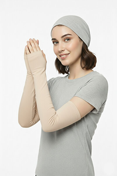 Sonbaharmoda Δαχτυλίδι Χτενές Εύκαμπτο Μανίκι Λύκρα 1 Ζεύγος Μαύρο Unisex