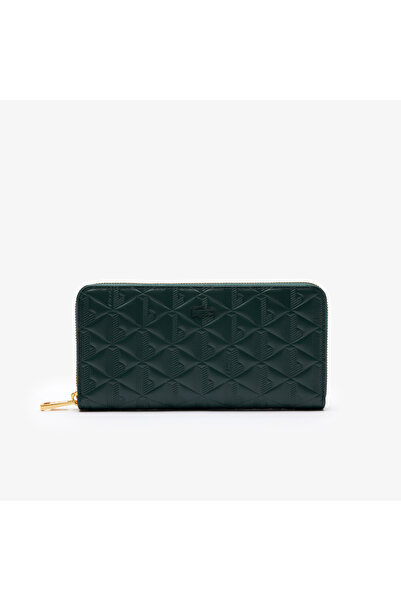 Lacoste Maheki Zipped Embossed Leather Billfold - NF4790MH-B43