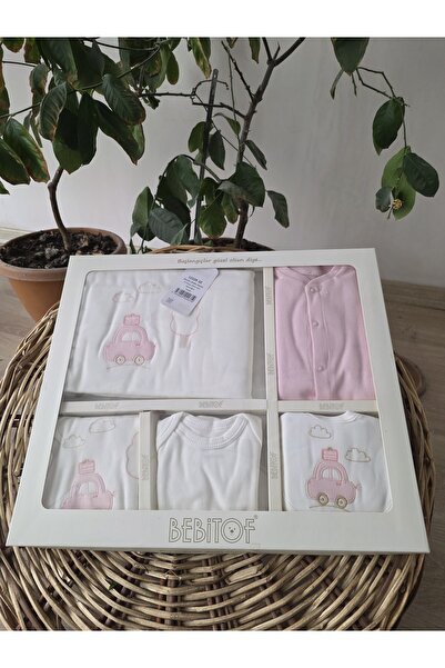 Bebitof طقم أطفال مطرز مكون من 10 قطع - طقم ناعم ومريح لحديثي الولادة