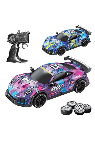 NeUygun Full Fonksiyon LED Işıklı Gövde 1:20 RC Drift Araba Şarjlı Uzaktan Ku...