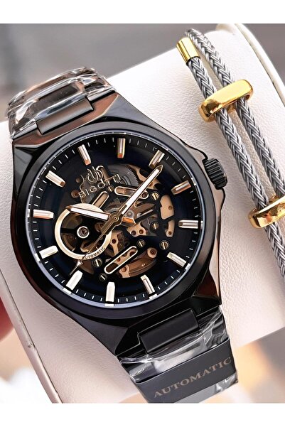 Bigotti Automatic and Self-Winding Steel Does Not Oxidize and Does Not Lose Color 5 Atm Men's Wristwatch Ebg.10683.5