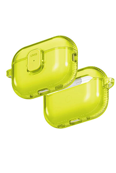 UNIQ Better By Design Θήκη Airpods Pro 3 Διαφανής θήκη Neon View Υποστήριξη α...