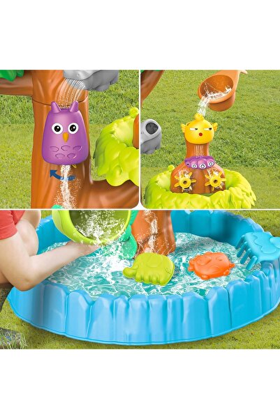 OEM 2-in-1 water and sand table, Big Tree, 4 levels, accessories included, 60×50×42 cm