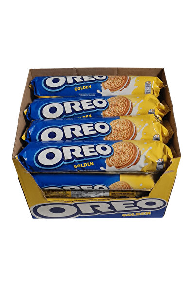 Oreo Golden Big Pack, Vanilla Flavored Biscuits, 16 pieces x 154 Gr