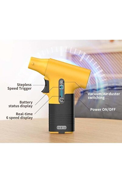 Generic Handheld Cordless Vacuum - 3-in-1 Rechargeable Car & Home Cleaner