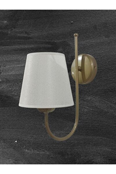 DEDE Old Style Static Painted Wall Sconce with Cream Hat Shape Looking Upwards
