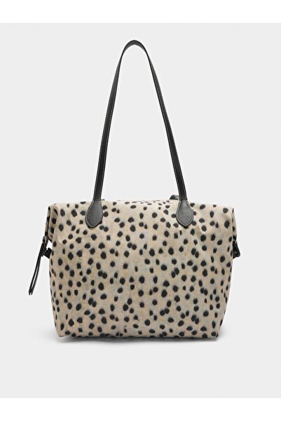 PARFOIS Desenli Teknik Kumaş Shopper Çanta