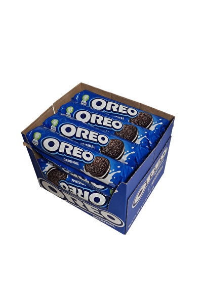 Oreo Original Big Pack, Vanilla Flavored Biscuits, 16 pieces x 154 Gr