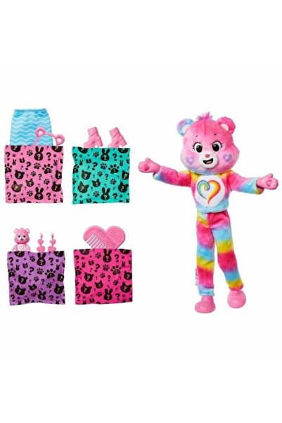 mattel Care Bears Mascot Doll Set, Colorful Edition, Premium Cylinder Packaging, Mettel