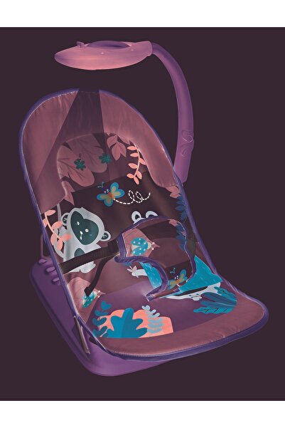 OEM Baby Bouncer Rocking Chair – Jungle Design, 3-Point Safety Belt