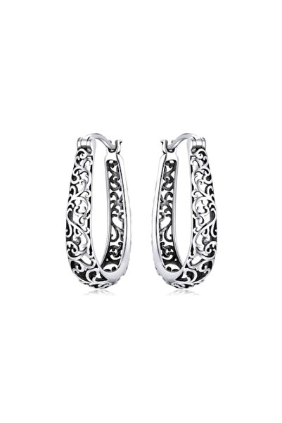 BeSpecial.ro Cercei argint vintage cu model floral, BeSpecial, EZT0245