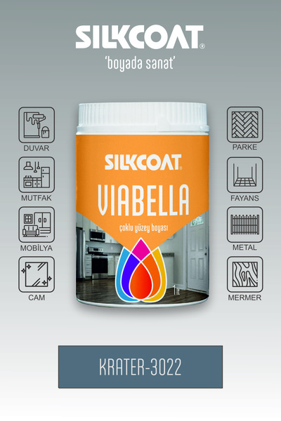 Silkcoat Viabella Yeni Nesil Dönüşüm Boyası –Mutfak Banyo Dolap Fayans Mermer...