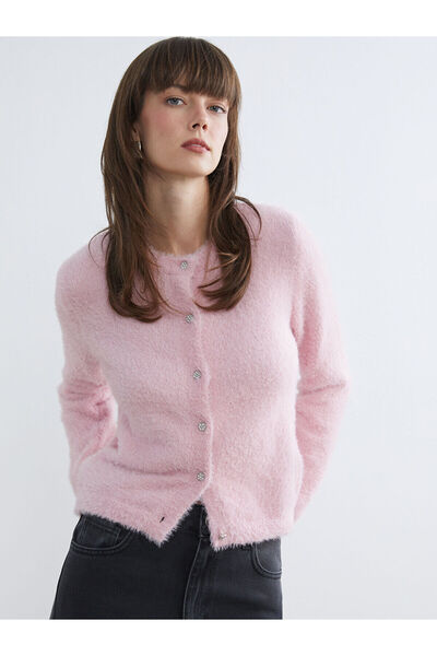 LC Waikiki Özmarka Yeni Sezon Bisiklet Yaka Kadın Triko Hırka