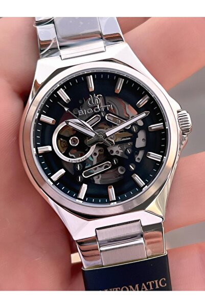 Bigotti Automatic and Self-Winding Steel Does Not Oxidize and Does Not Lose Color 5 Atm Men's Wristwatch Ebg.10692.2