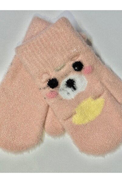 JHTshop Baby Single Finger Soft Plush Gloves Teddy Bear Patterned