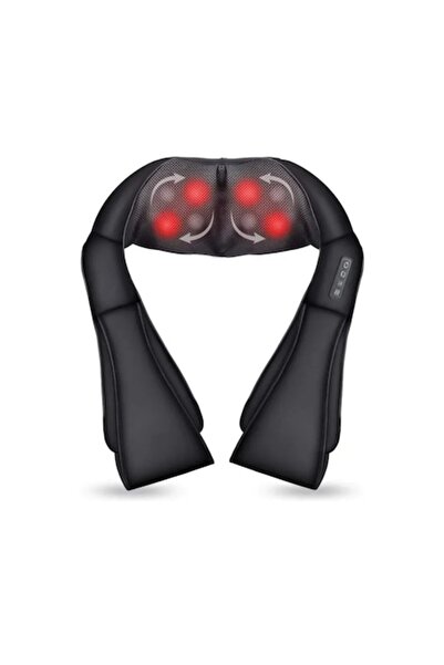 stuffix Aparat de masaj Shiatsu profesional pentru gât și umeri cu căldură, 3...