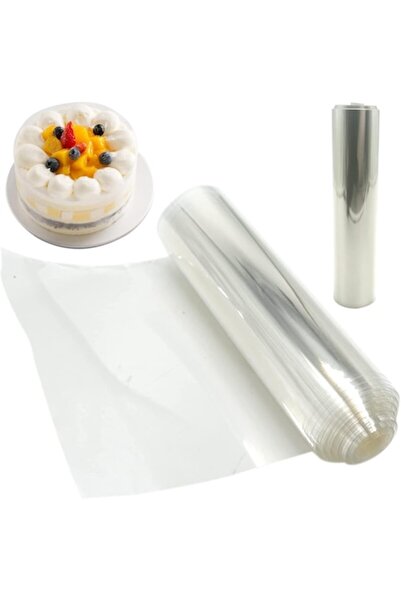 FORHOUSE Folie Transparenta Acetat pentru Tort 15 x 10 metri