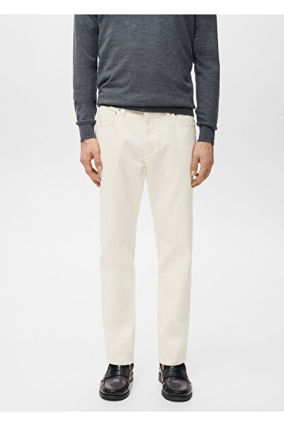 MANGO Man Ben cropped tapered fit jean pantolon