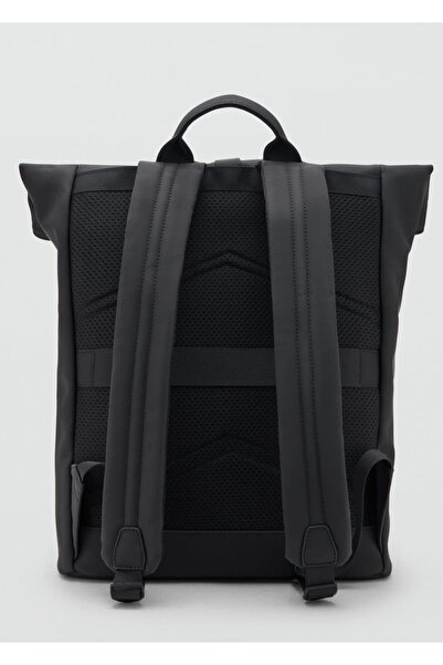 MANGO Man Kapaklı lastikli sırt çantası