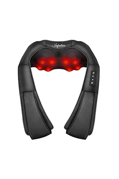 stuffix Aparat profesional de masaj cervical, Shiatsu, 8 moduri, 16 capete, î...