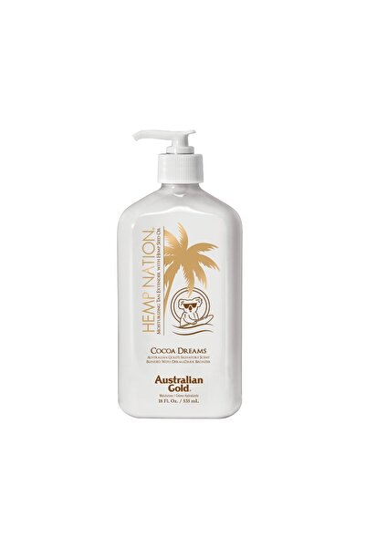 Australian Gold Ενυδατική κρέμα για παράταση του μαυρίσματος, Hemp Nation Coc...