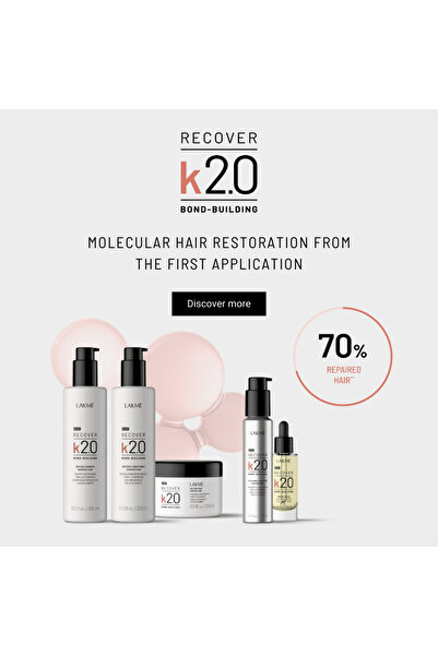 Lakme K2.0 Θεραπεία επανόρθωσης Recover Bond Building με υαλουρονικό οξύ, 100ml