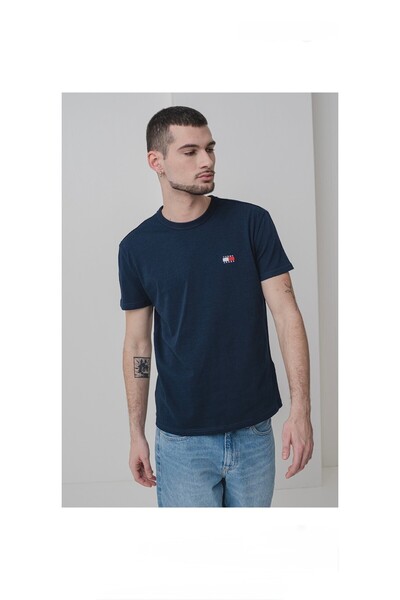Tommy Jeans Cotton Crew Neck T-Shirt, Ultramarine, L
