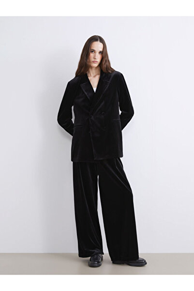 LC Waikiki Wide Leg Women's Velvet Trousers