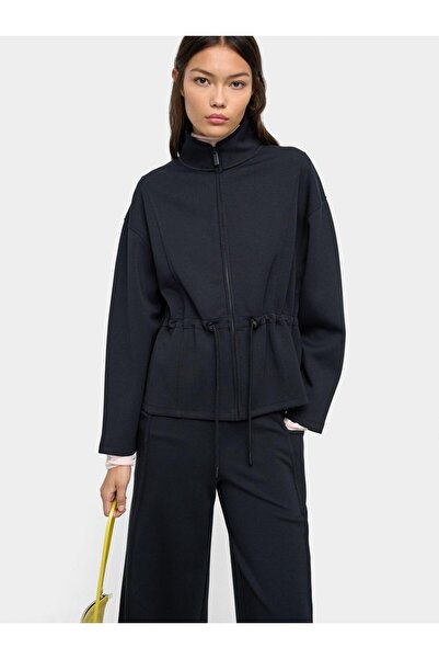 PARFOIS Fermuarlı ve Yüksek Yakalı Sweatshirt