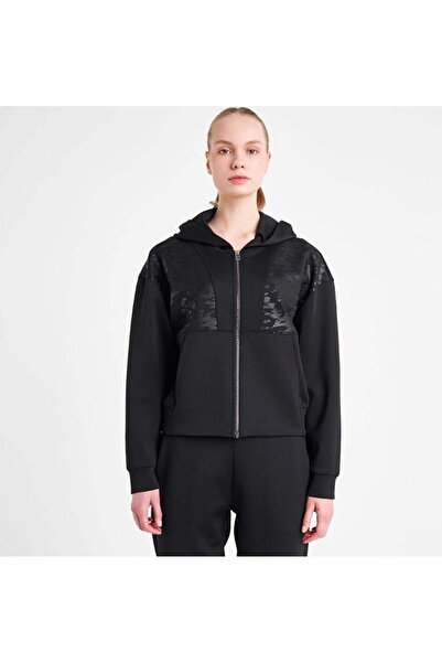 Lescon Women's Zippered Hooded Sweatshirt 25N-2125