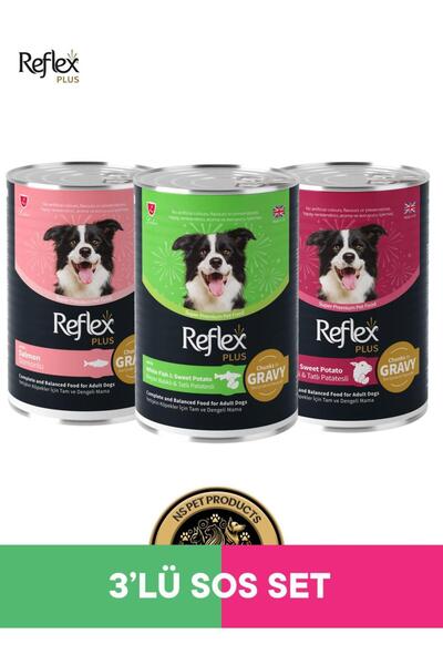 Reflex Plus Köpek Maması 3'lü Sos Set