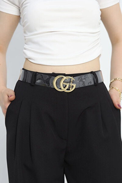 DuRu LiNe Kadın Çift G Tokalı Şık Kemer 🤎✨