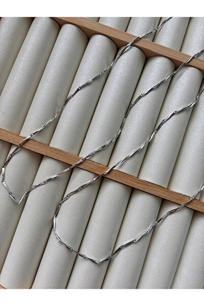 ARİ TAKI قلادة فضية من الفولاذ المقطوع