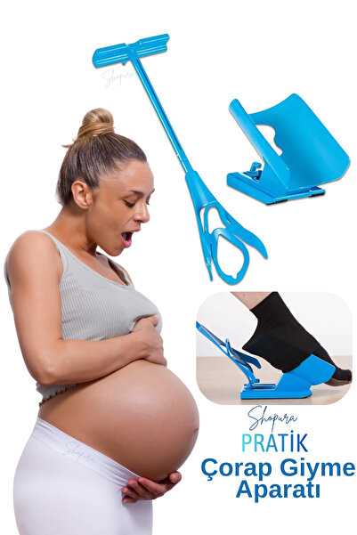 Shopura Uređaj za nošenje čarapa za trudnice - Praktičan alat za nošenje čara...