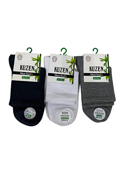 ALFA AKSESUAR 03 Kuzen Stitch-Free half cone bamboo men's socks